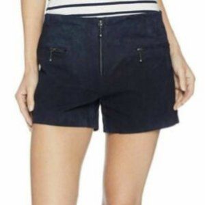 BLANKNYC Starry Night Blue Suede Shorts